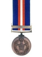 NZ General Service Medal (Non-Warlike - 1992) - (13 clasps issued from 1954-2002)