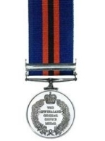 NZ General Service Medal (Warlike - 1992) - (4 clasps 1956-1991)