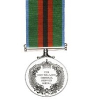 NZ General Service Medal (2002 Afghanistan - Secondary Area of Operations)