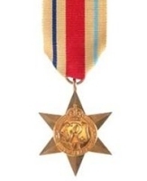 Africa Star (North Africa 1942-43 : 1st & 8th Army clasps)