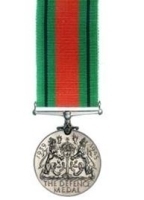 Defence Medal (King's Commendation for Brave Conduct clasp)