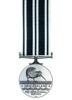NZ Operational Service Medal (for overseas operational service-from 1946 - issued from 2002)