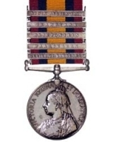 Queens South Africa Medal (1899-1902 : 5-clasps)