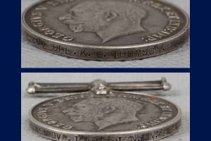 NZ POLICE ~ THOMAS PRESTON ~ Medal of returned soldier who was found dead in a Ponsonby house.