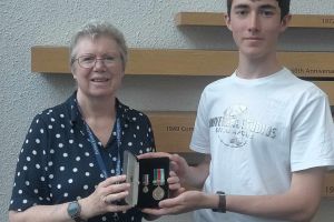 PRENTER, Rotokina John Adophus ~ Hamilton BHS student returns another medal find.