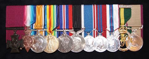 court-mounted medals