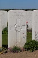 Pte. Henry Annals grave - Caterpillar Valley Cemetery, Somme, France